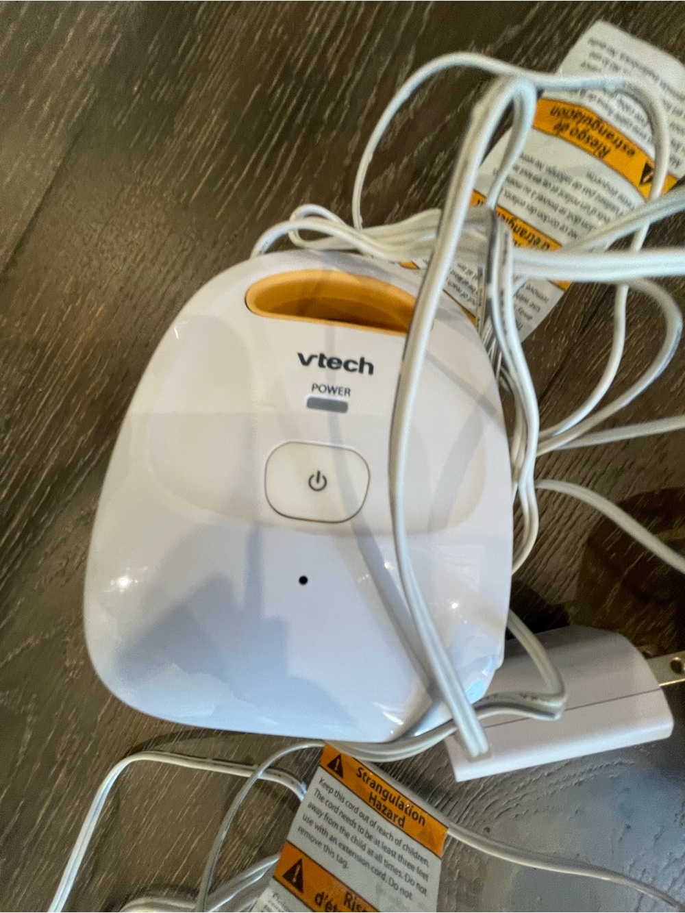 VTech Baby Monitor Set in White and Yellow - Picture 2 of 3